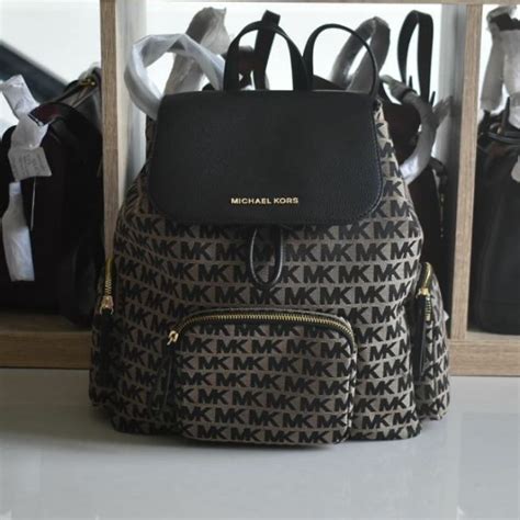 tas ransel michael kors|Michael Kors bag black.